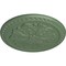 Ekena Millwork Emeryville Ceiling Medallion, Hand-Painted Athenian Green, 16 7/8"OD x 5/8"P CM16ERAGF - alternate 2